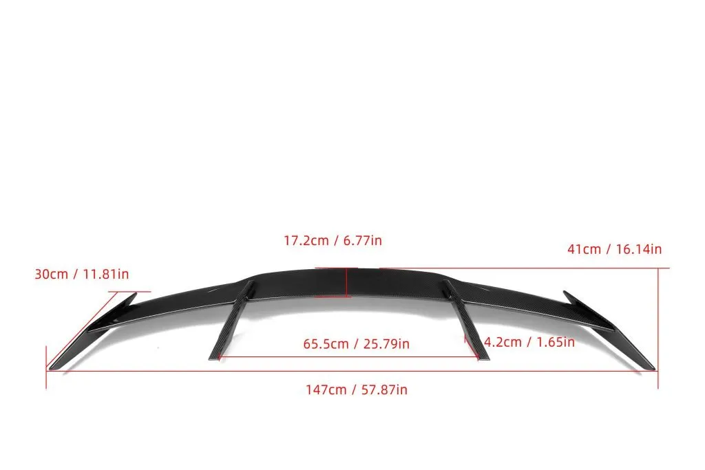 2021+ BMW G80 G82 G87 M2 M3 M4 MP style rear wing in prepreg dry carbon fiber — image 18 of 18