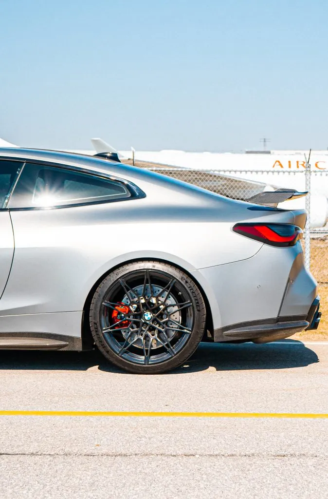2021+ BMW G80 G82 G87 M2 M3 M4 MP style rear wing in prepreg dry carbon fiber — image 3 of 18