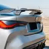 2021+ BMW G80 G82 G87 M2 M3 M4 MP style rear wing in prepreg dry carbon fiber — thumbnail 1