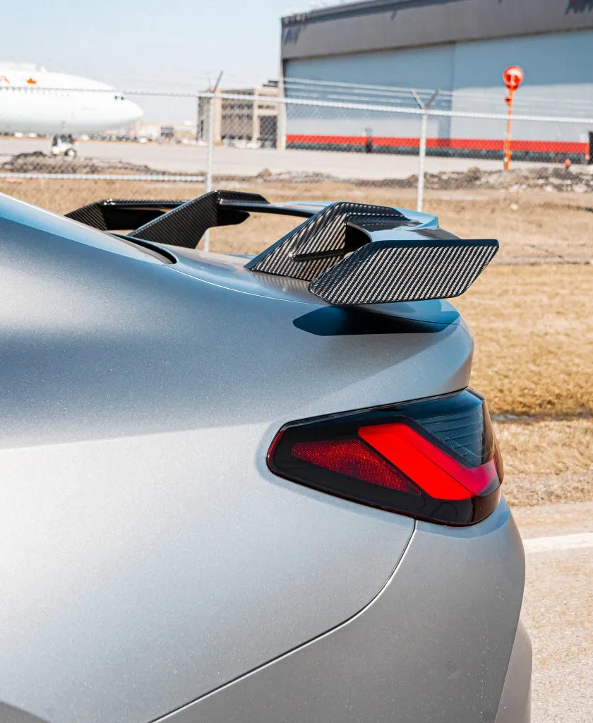 2021+ BMW G80 G82 G87 M2 M3 M4 MP style rear wing in prepreg dry carbon fiber — image 5 of 18