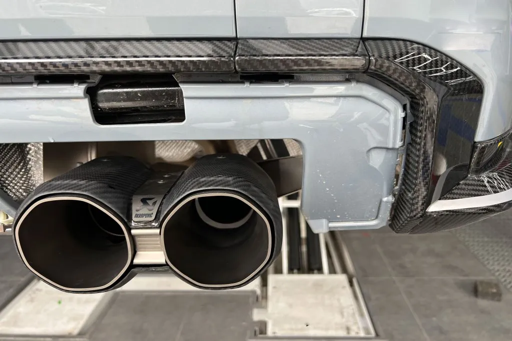 BMW G80 G82 G83 M3 M4 Rear Bumper Carbon Fiber Trim – Prepreg Dry Carbon Fiber — image 8 of 18