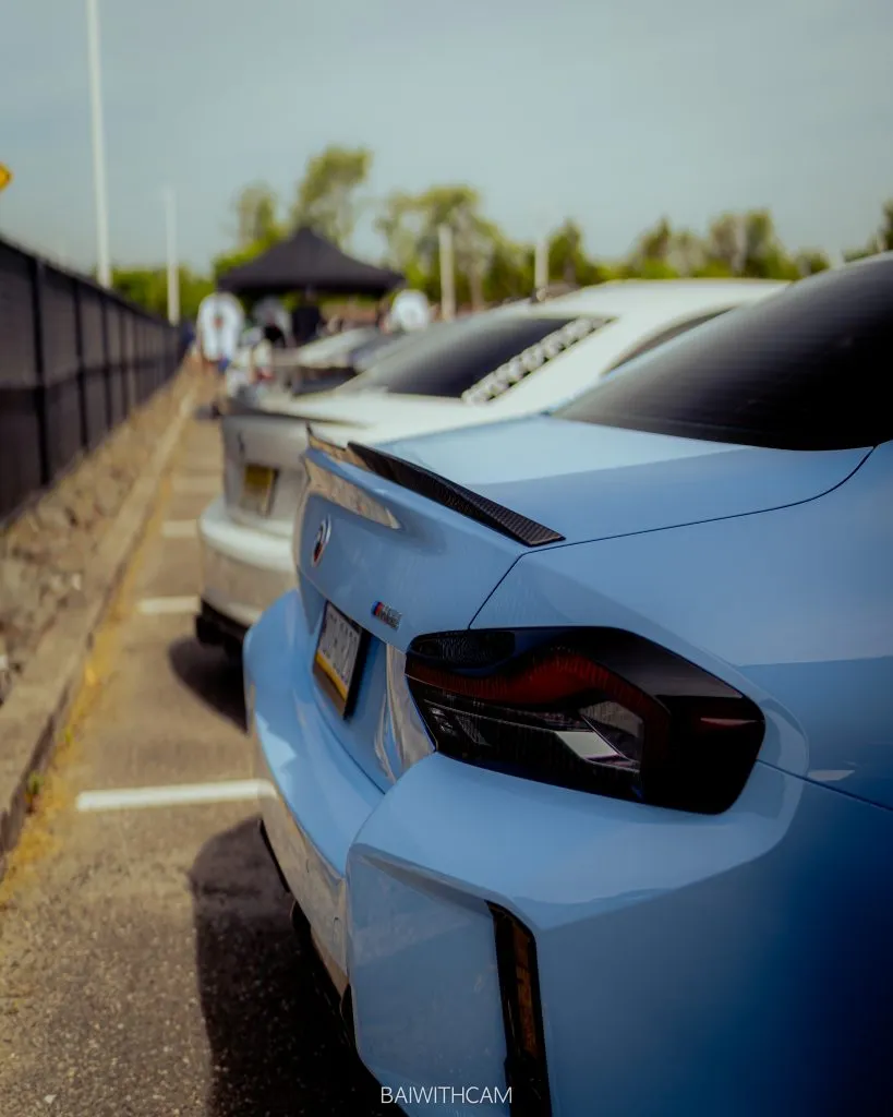 2023+ BMW G42 G87 M2 CS style rear spoiler in prepreg dry carbon fiber — image 3 of 4