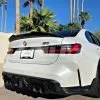 BMW M3 M4 G80 G82 G83 2021 + Prepreg Carbon Fiber Rear Diffuser with F1 Style Style Brake light [UNIT EXCLUSIVES] — thumbnail 1