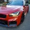 BMW G87 M2 front lip splitter in prepreg carbon fiber OEM + | SPL1 — thumbnail 6