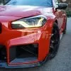 BMW G87 M2 front lip splitter in prepreg carbon fiber OEM + | SPL1 — thumbnail 7