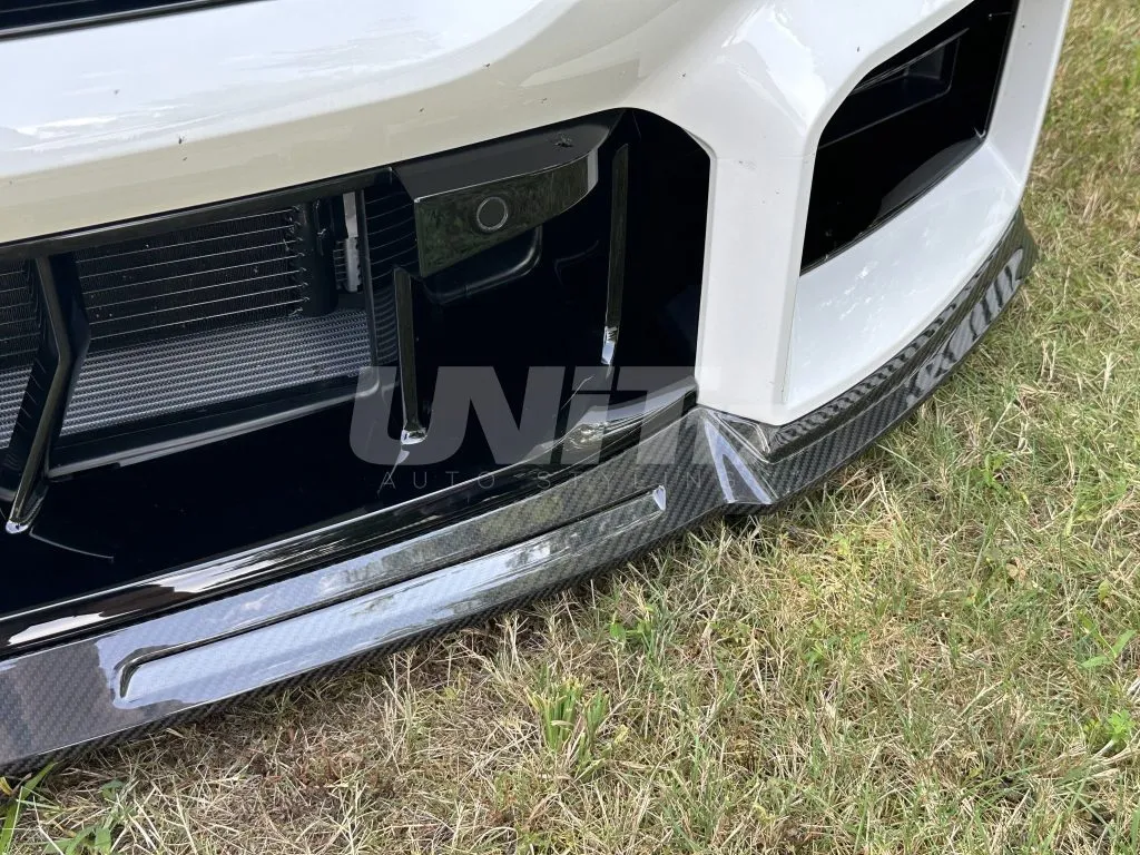 BMW G87 M2 front lip splitter in prepreg carbon fiber OEM + | SPL1 — image 16 of 29