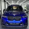 BMW X3M X4M LCI F97 F98 Prepreg Carbon Fiber Front Splitter LCI (2022-2024) – Pre-Preg Dry Carbon with Gloss Finish | Unit17 Exclusive — thumbnail 3