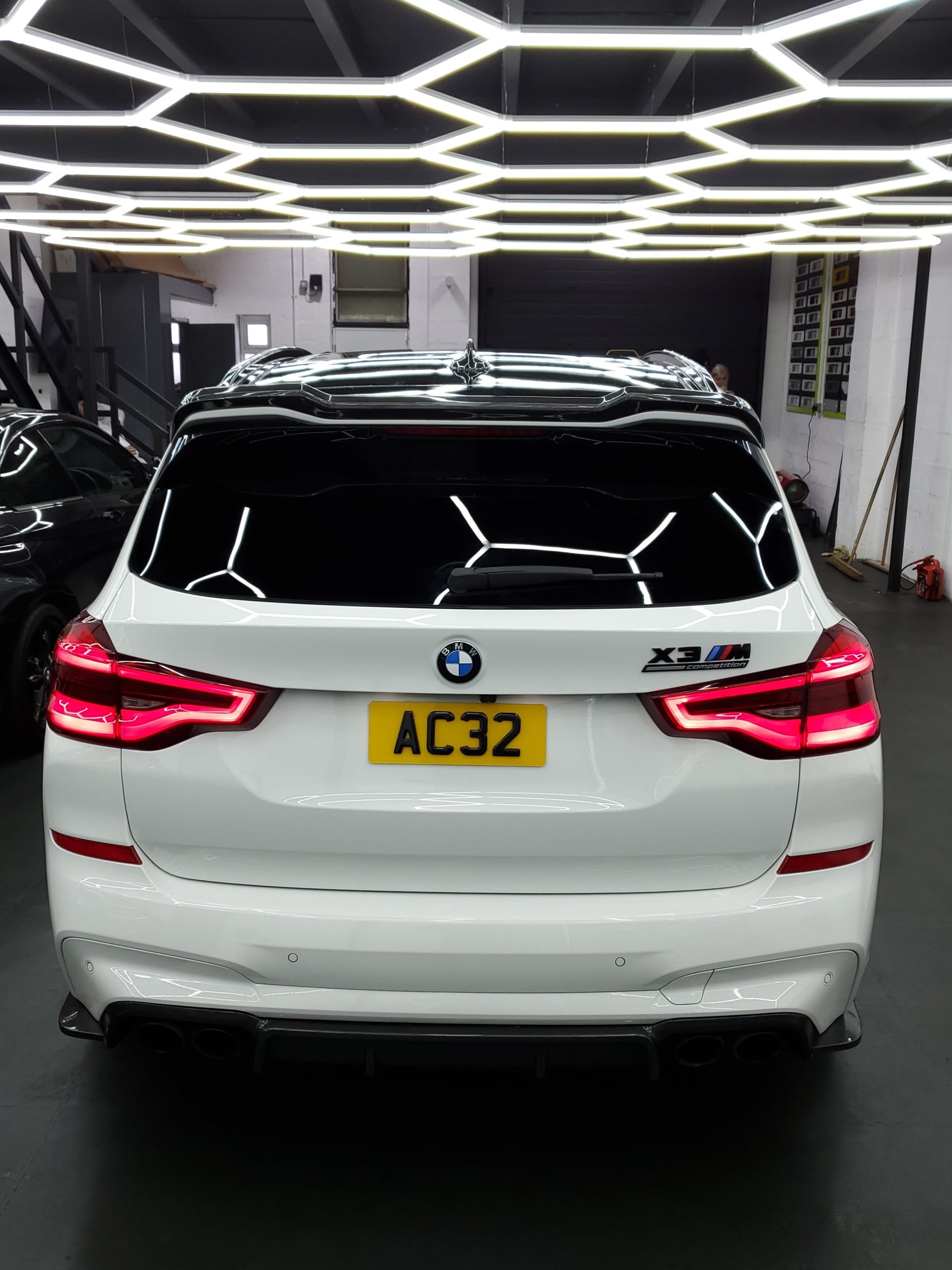 BMW X3M F97 includes LCI - 3 piece carbon fiber rear diffuser with rear ...
