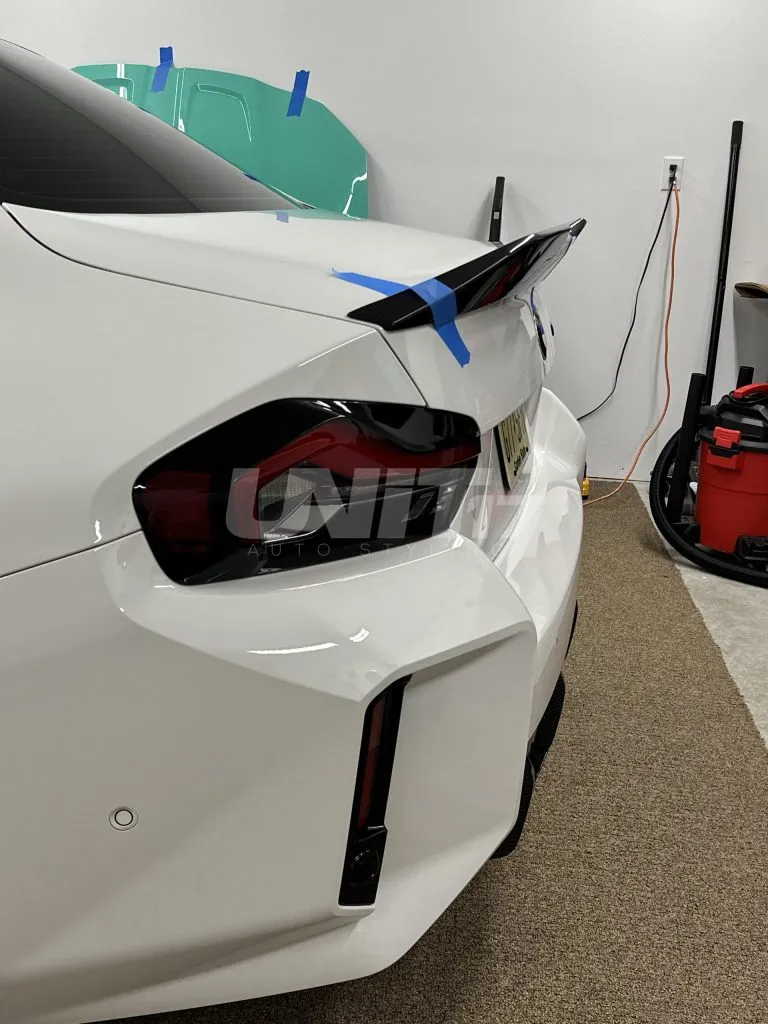 BMW G87 M2 | G42 OEM++ custom rear spoiler in prepreg dry carbon fiber with a gloss finish |UnitExclusives  - As seen on Daily Downshift — image 7 of 12