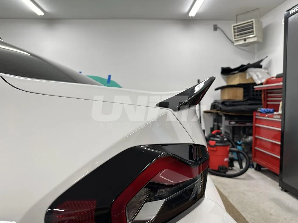 BMW G87 M2 | G42 OEM++ custom rear spoiler in prepreg dry carbon fiber with a gloss finish |UnitExclusives  - As seen on Daily Downshift — image 6 of 12