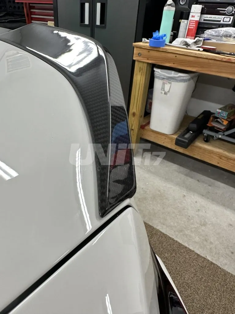 BMW G87 M2 | G42 OEM++ custom rear spoiler in prepreg dry carbon fiber with a gloss finish |UnitExclusives  - As seen on Daily Downshift — image 5 of 12