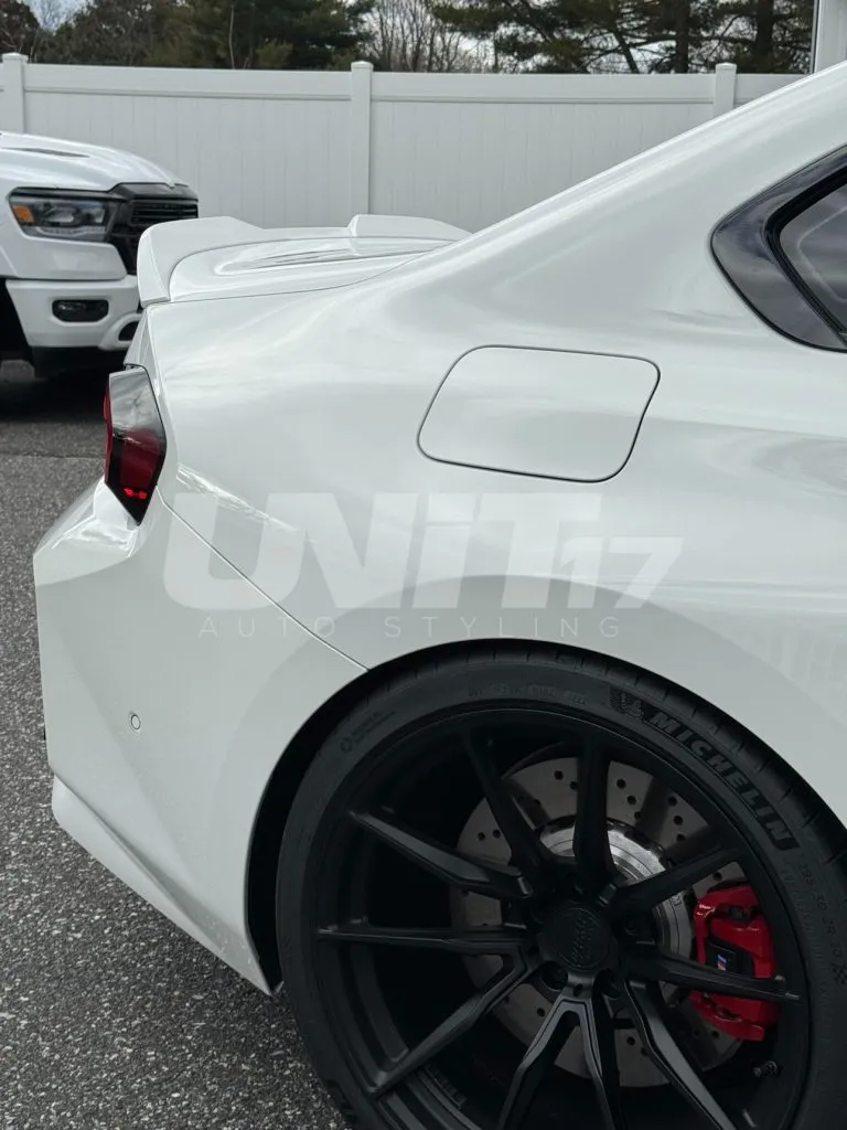BMW G87 M2 | G42 OEM++ custom rear spoiler in prepreg dry carbon fiber with a gloss finish |UnitExclusives  - As seen on Daily Downshift — image 9 of 12