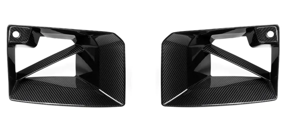 BMW G87 M2 2023+ MP Style Prepreg Dry Carbon Fiber Air Inlets with gloss finish — image 1 of 2