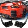 BMW G87 M2 MP Style Rear Bumper Fins – Prepreg Carbon Fiber — thumbnail 1