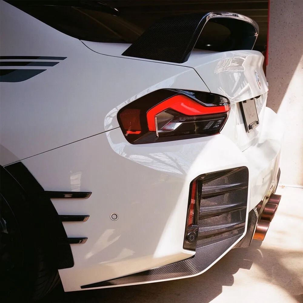BMW G87 M2 MP Style Rear Bumper Fins – Prepreg Carbon Fiber — image 2 of 2