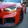 BMW G87 M2 2023+ Exclusive Unit17 Design side skirts with winglet in prepreg dry carbon fiber with a gloss finish — thumbnail 9