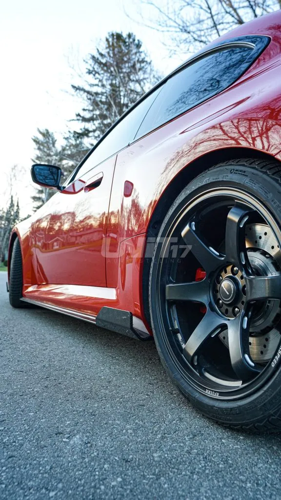 BMW G87 M2 2023+ Exclusive Unit17 Design side skirts with winglet in prepreg dry carbon fiber with a gloss finish — image 17 of 25