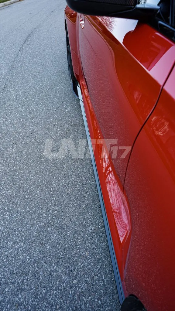 BMW G87 M2 2023+ Exclusive Unit17 Design side skirts with winglet in prepreg dry carbon fiber with a gloss finish — image 6 of 25