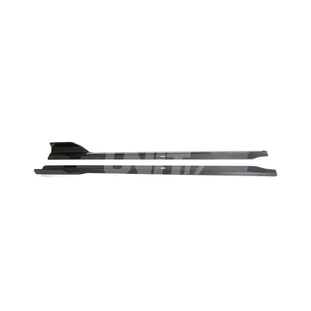 BMW G87 M2 2023+ Exclusive Unit17 Design side skirts with winglet in prepreg dry carbon fiber with a gloss finish — image 25 of 25