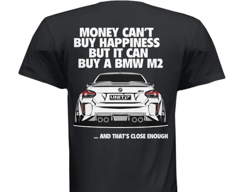 BMW G87 M2 T-Shirt - Money can't buy happiness ...