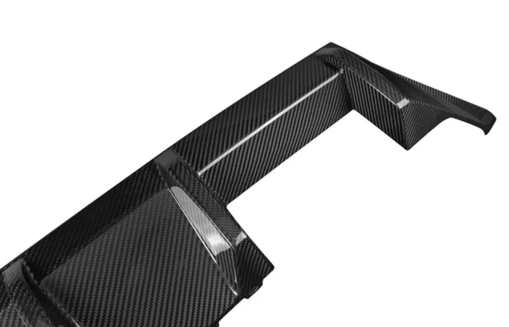 BMW G87 M2 2023 and up prepreg dry carbon fiber rear diffuser with gloss finish — image 2 of 2