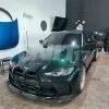 2021+ BMW M3 M4 G80 G82 G83 1 piece Prepreg Carbon Fiber front splitter - SPL2 — thumbnail 9