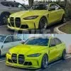 2021+ BMW M3 M4 G80 G82 G83 1 piece Prepreg Carbon Fiber front splitter - SPL2 — thumbnail 13