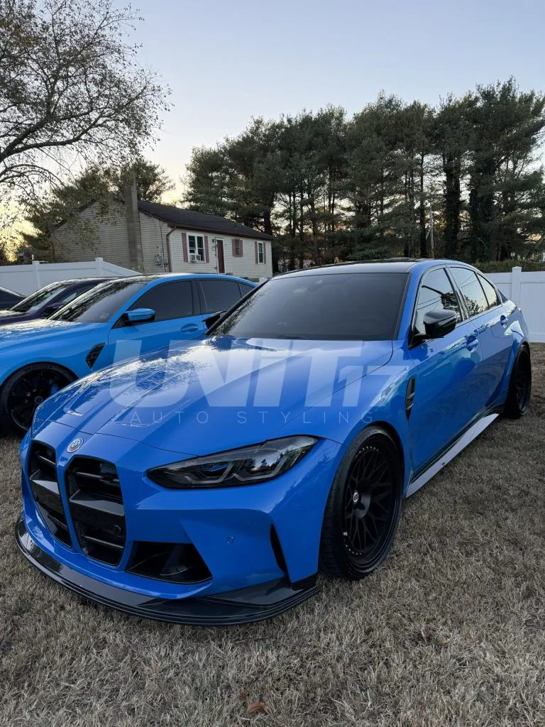 2021+ BMW M3 M4 G80 G82 G83 1 piece Prepreg Carbon Fiber front splitter - SPL2 — image 10 of 26