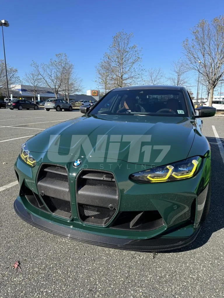 2021+ BMW M3 M4 G80 G82 G83 1 piece Prepreg Carbon Fiber front splitter - SPL2 — image 11 of 26