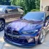 2021+ BMW M3 M4 G80 G82 G83 1 piece Prepreg Carbon Fiber front splitter - SPL2 — thumbnail 14