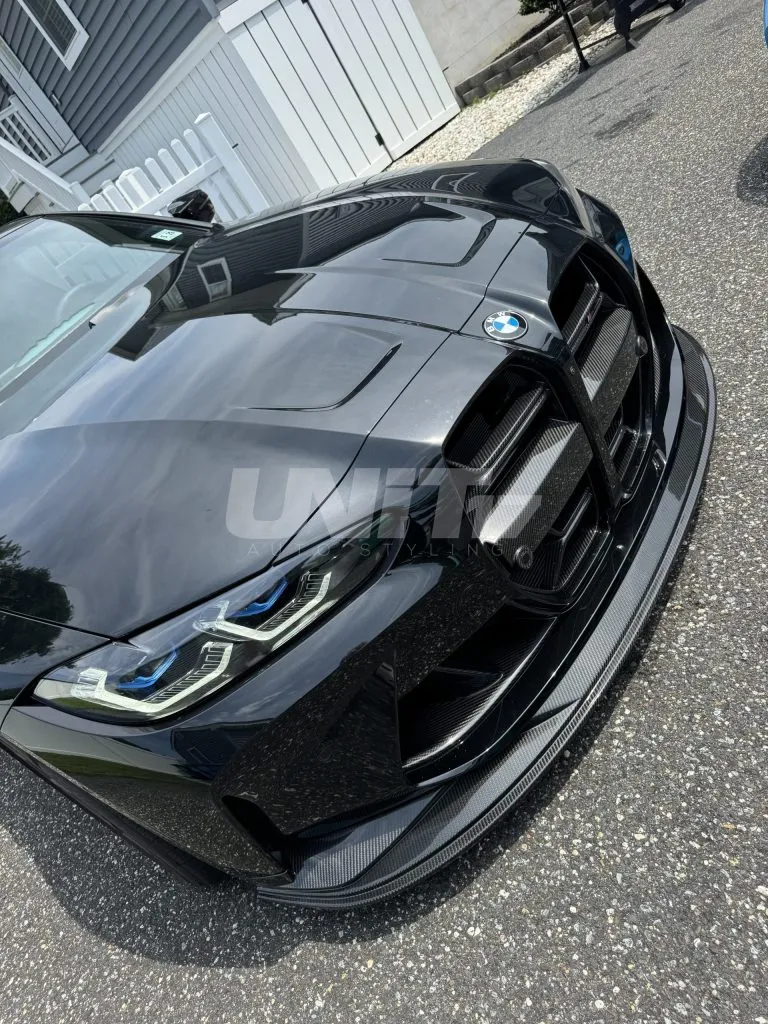 2021+ BMW M3 M4 G80 G82 G83 1 piece Prepreg Carbon Fiber front splitter - SPL2 — image 25 of 26