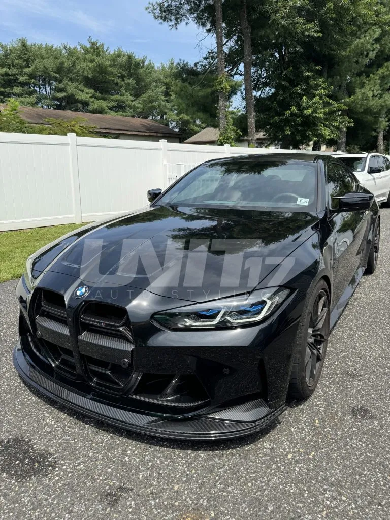 2021+ BMW M3 M4 G80 G82 G83 1 piece Prepreg Carbon Fiber front splitter - SPL2 — image 19 of 26