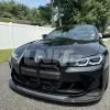 2021+ BMW M3 M4 G80 G82 G83 1 piece Prepreg Carbon Fiber front splitter - SPL2 — thumbnail 3
