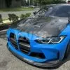 2021+ BMW M3 M4 G80 G82 G83 1 piece Prepreg Carbon Fiber front splitter - SPL2 — thumbnail 12