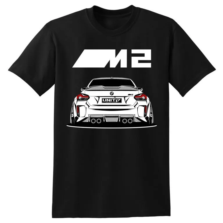 Rear of White M2 G87 T-Shirt