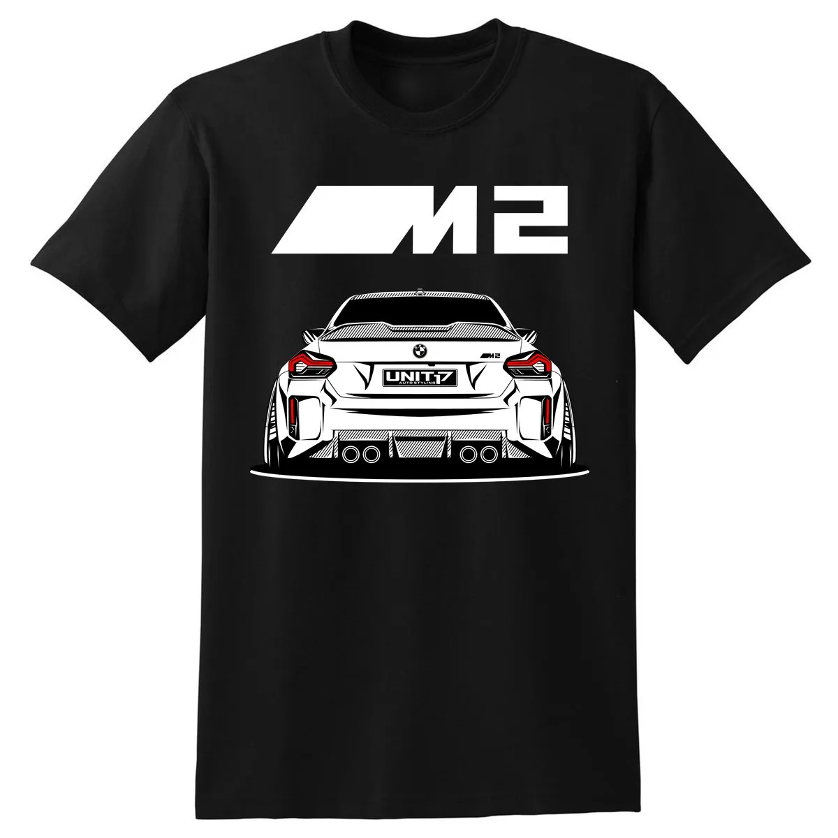 Rear of White M2 G87 T-Shirt