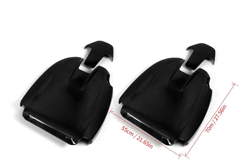 BMW M3 M4 G80 G82 G83 F97 X3M  Prepreg Dry Carbon Fiber Seat Back Covers including headrest — image 11 of 11