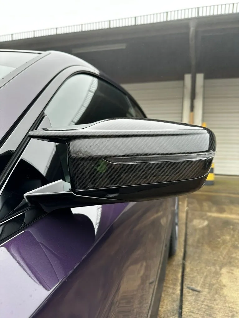 BMW G42 2 Series Prepreg dry carbon fiber mirror caps - M Style — image 7 of 10