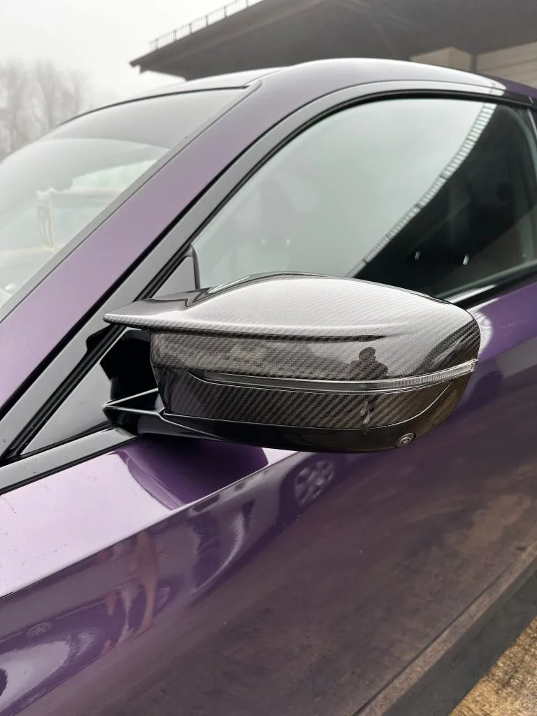 BMW G42 2 Series Prepreg dry carbon fiber mirror caps - M Style — image 9 of 10