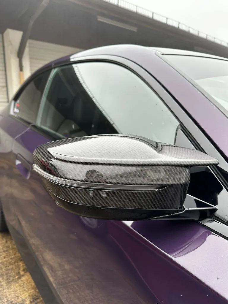 BMW G42 2 Series Prepreg dry carbon fiber mirror caps - M Style — image 5 of 10