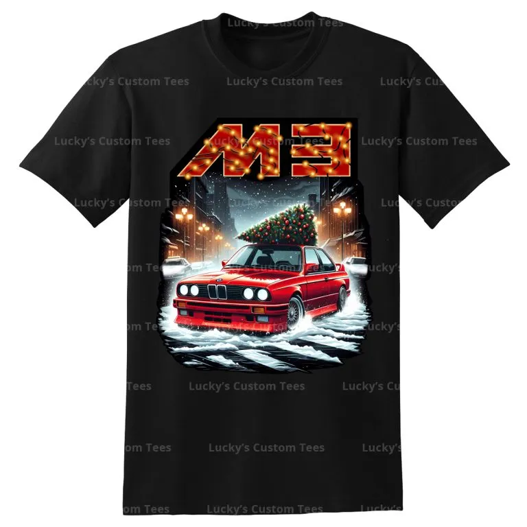BMW M3 E30 T-shirt - vintage classic design E30 -LIMITED EDITION