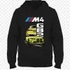 BMW M4 g82 hoodie sweatshirt in yellow heavy blend