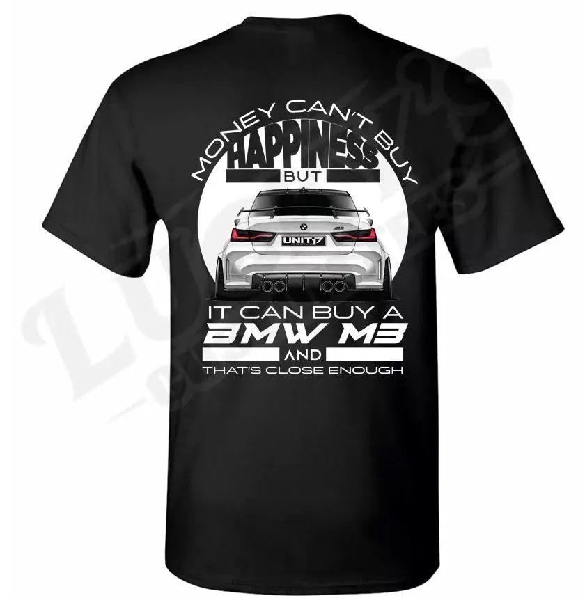 BMW G80 M3 t-shirt Money cant buy happiness — image 1 of 1