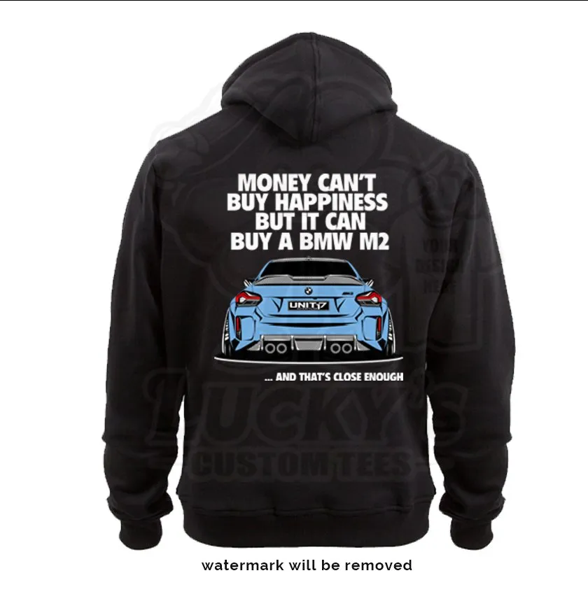 BMW G87 M2 hoodie with Blue car