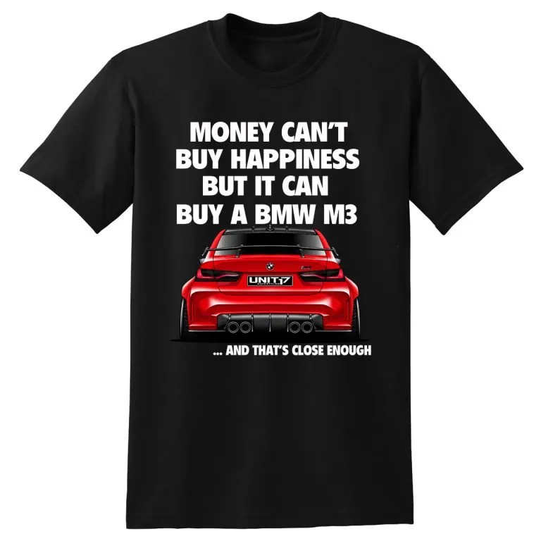 Money Can't Buy Happiness But It Can Buy A BMW M2.. T-Shirt - Red BMW