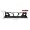 SOOQOO BMW M2 G87 Carbon Fiber Front Bumper Center Trim — thumbnail 9