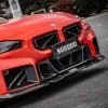 SOOQOO BMW M2 G87 Carbon Fiber Front Bumper Center Trim — thumbnail 2