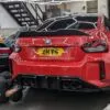 BMW G87 M2 3-Piece Rear Diffuser w rear corner– Prepreg Dry Carbon Fiber (UnitExclusives) — thumbnail 12