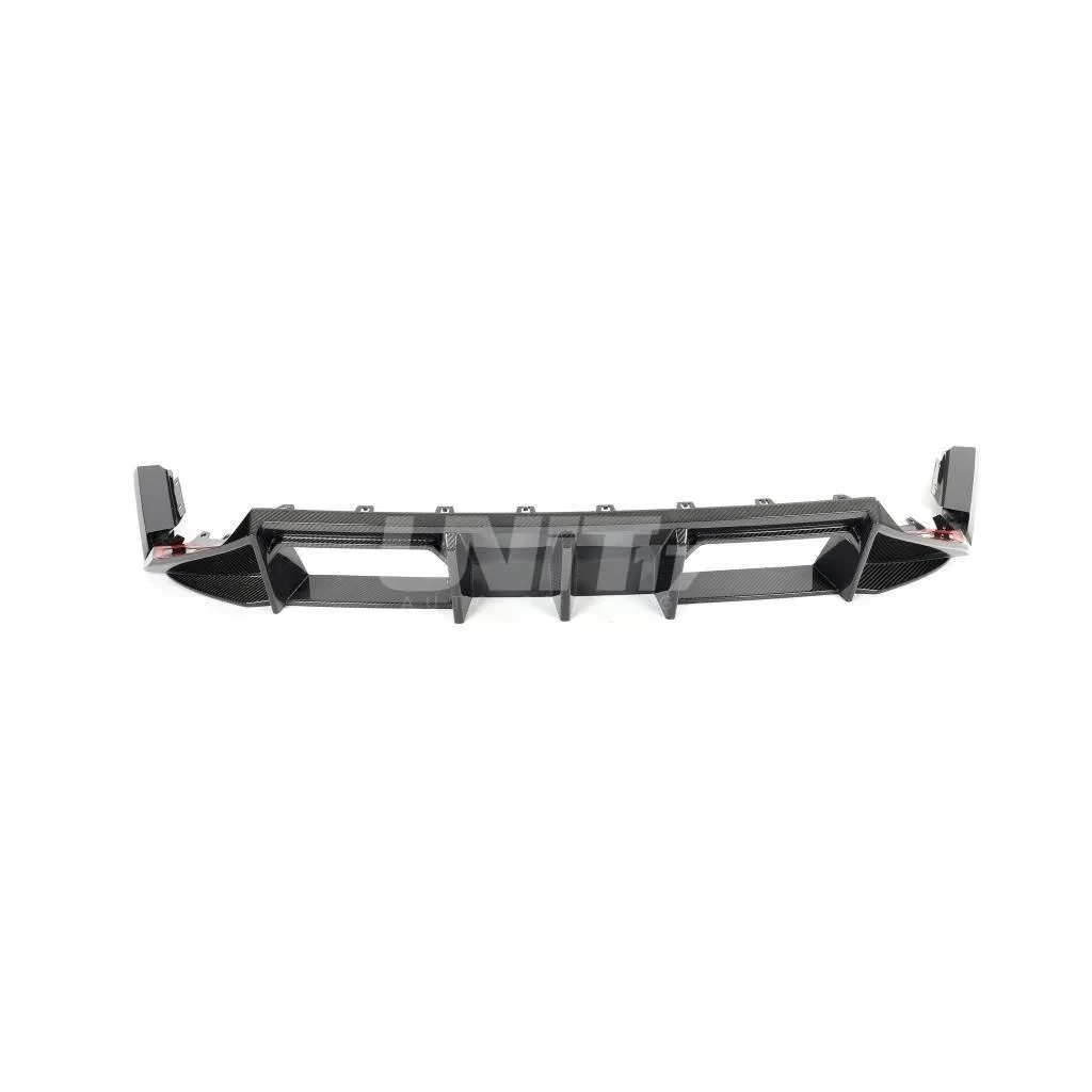 BMW M2 G87 2023+ 3 piece rear diffuser in prepreg dry carbon fiber OEM fitment| Unit17 Diffuser -Exclusive Design — image 5 of 7