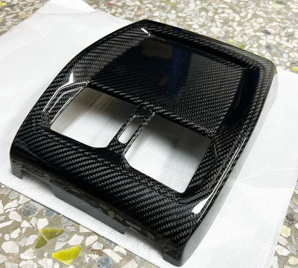 BMW G83 G87 Carbon Fiber Rear Aircon Vents Cover — image 4 of 4